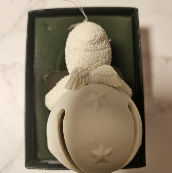 NIB VINTAGE SNOWBABIES ONAMENT Winter Tales Little Drummer Jinglebaby Dept.56 - Picture 4 of 9